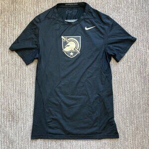 Men's Small Nike Pro Combat Army Black Knights Fitted Hypercool Shirt Dri Fit